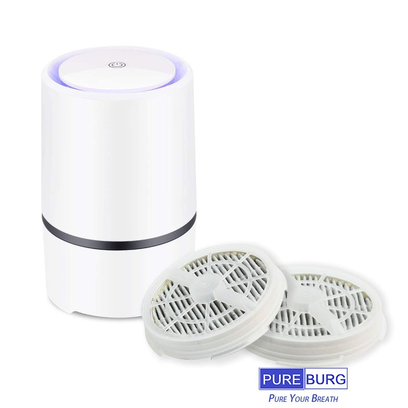 PUREBURG GL-2103 Replacement Filter Compatible with RIGOGLIOSO JINPUS MELEDEN Houzetek WSTA DHS COSTWAY & SY900S Air Purifiers,2-Pack HEPA Activated Carbon 2-in-1 - Image 2